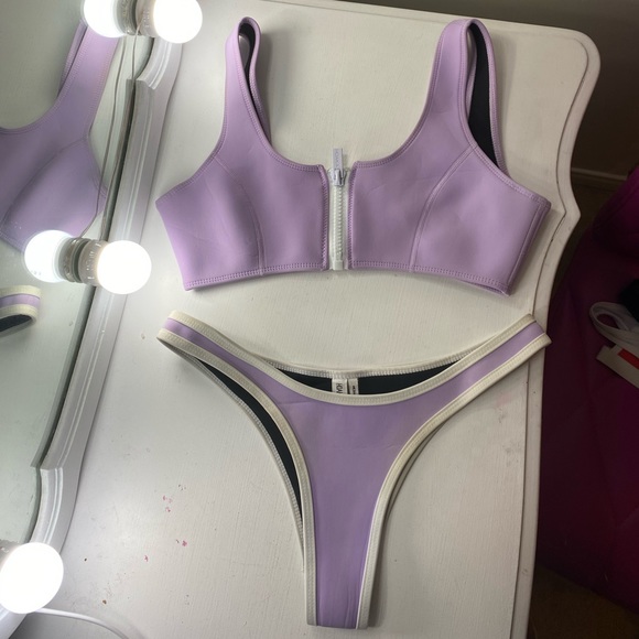 Hoaka swimwear lilac set! - Picture 2 of 2